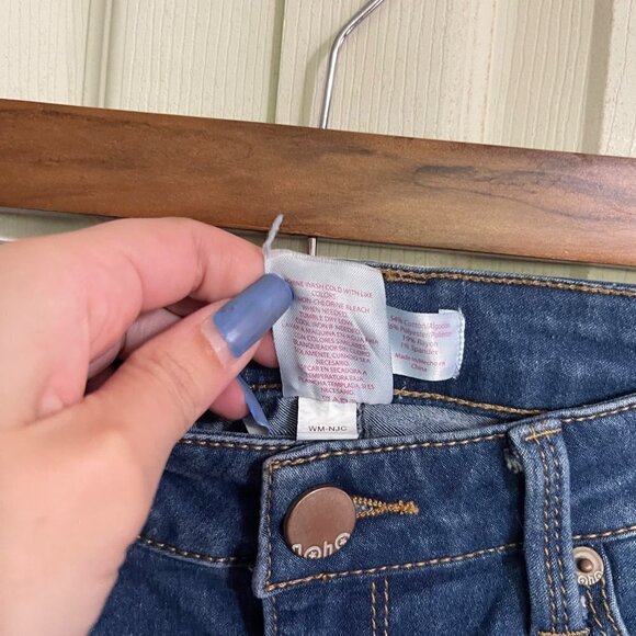 No Boundaries Womens Juniors Dark Stretch Red Plaid Side Stripe Skinny Jeans 7 - Picture 7 of 9